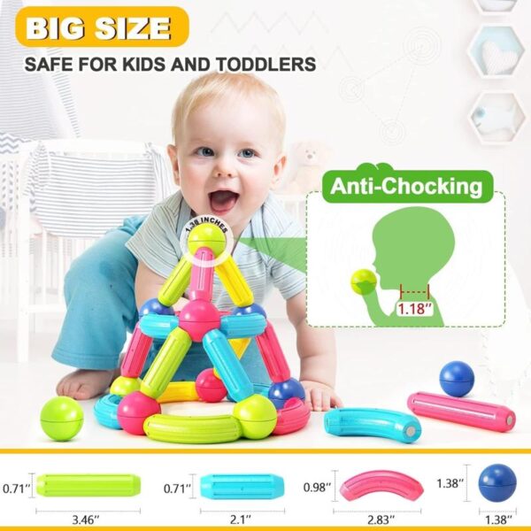 Magnetic Balls & Rods Building Block Set (25 Piece)