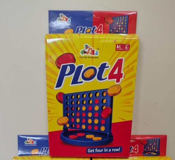 Plot 4 Board Game – Connect Four Strategy Game