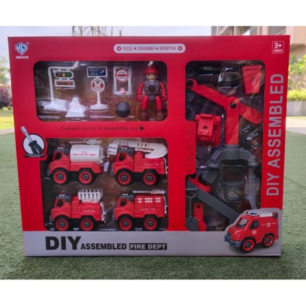 Fire Truck DIY Assembly Set