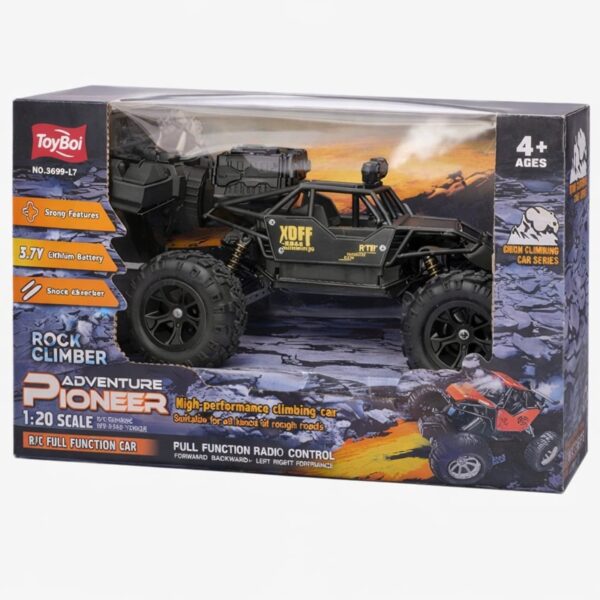 RC Monster Truck Rock Crawler with Smoke
